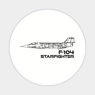 Lockheed F-104 Starfighter Magnet